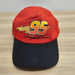 Cars Lightning McQueen 95 Kids Hat Red Black‎ Snapback Baseball Cap AMSCAN USA